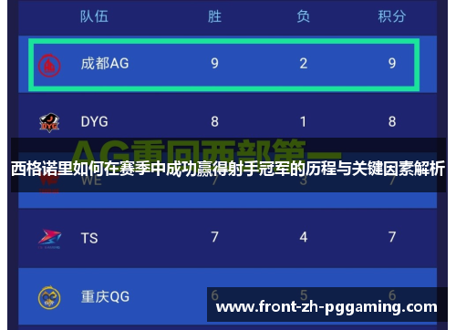 西格诺里如何在赛季中成功赢得射手冠军的历程与关键因素解析